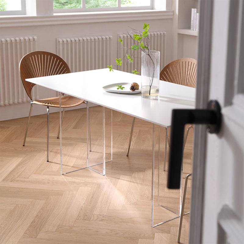 Tavolo da pranzo moderno rettangolare Tavolo da pranzo in pietra sinterizzata per sala da pranzo