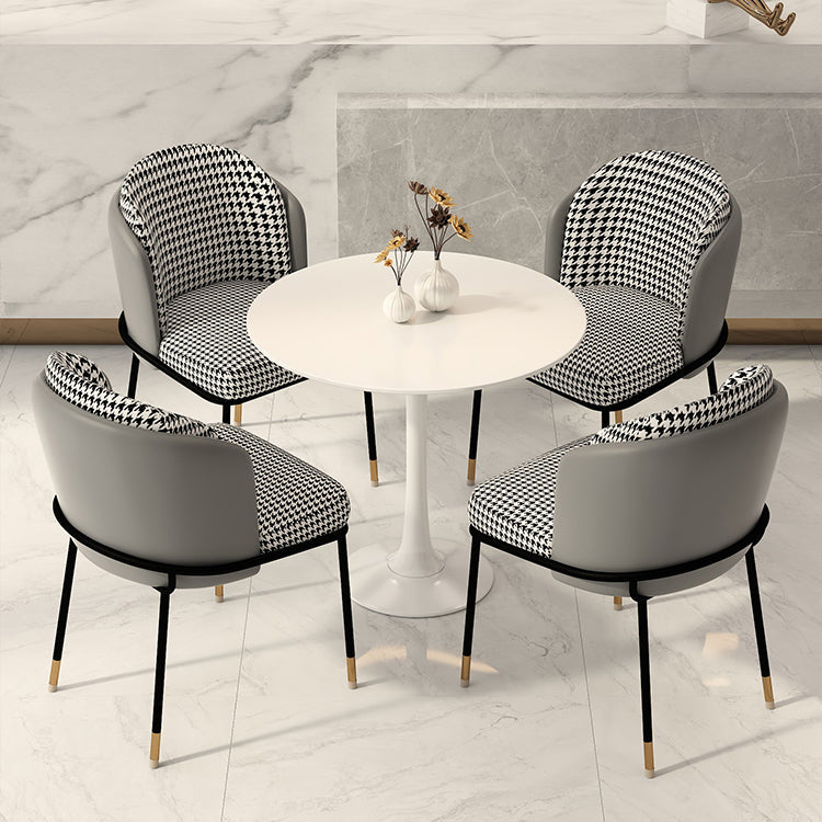 Upholstered Side Chair Modern Style Open Back Armless Chair for Dining Room Clearhalo 'Dining Chairs' 'Dining Tables & Seating' 'dining_chair' 'furn' 'furn_dining_chair' 'Furniture' 'Kitchen & Dining Furniture' 7193605