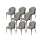 Upholstered Side Chair Modern Style Open Back Armless Chair for Dining Room Gray Houndstooth 8 Piece Set Clearhalo 'Dining Chairs' 'Dining Tables & Seating' 'dining_chair' 'furn' 'furn_dining_chair' 'Furniture' 'Kitchen & Dining Furniture' 7193628
