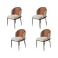 Upholstered Side Chair Modern Style Open Back Armless Chair for Dining Room Coffee 4 Piece Set Clearhalo 'Dining Chairs' 'Dining Tables & Seating' 'dining_chair' 'furn' 'furn_dining_chair' 'Furniture' 'Kitchen & Dining Furniture' 7193636