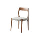 Contemporary Solid Wood Armless Chair Home Upholstered Dining Chair
