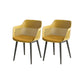Plastic Arm Chair Modern Style Open Back Chair for Dining Room