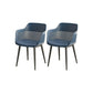 Plastic Arm Chair Modern Style Open Back Chair for Dining Room