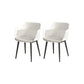 Plastic Arm Chair Modern Style Open Back Chair for Dining Room