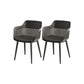 Plastic Arm Chair Modern Style Open Back Chair for Dining Room