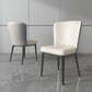Faux Leather Side Chairs Modern Parsons Armless Chair for Dining Room