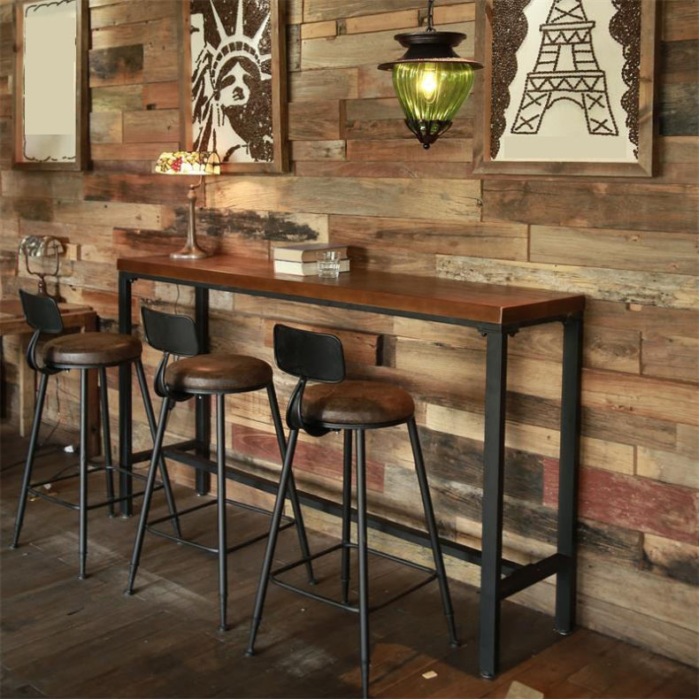 Sgabello da bar senza braccio da pranzo in metallo contemporaneo con base nera