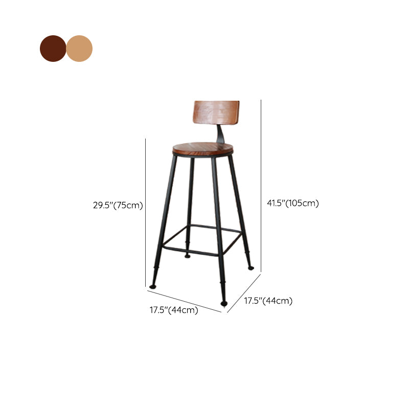 Sgabello da bar senza braccio da pranzo in metallo contemporaneo con base nera