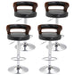 Swivel Adjustable Height Bar Stool Industrial Metal Bristol with Footrest