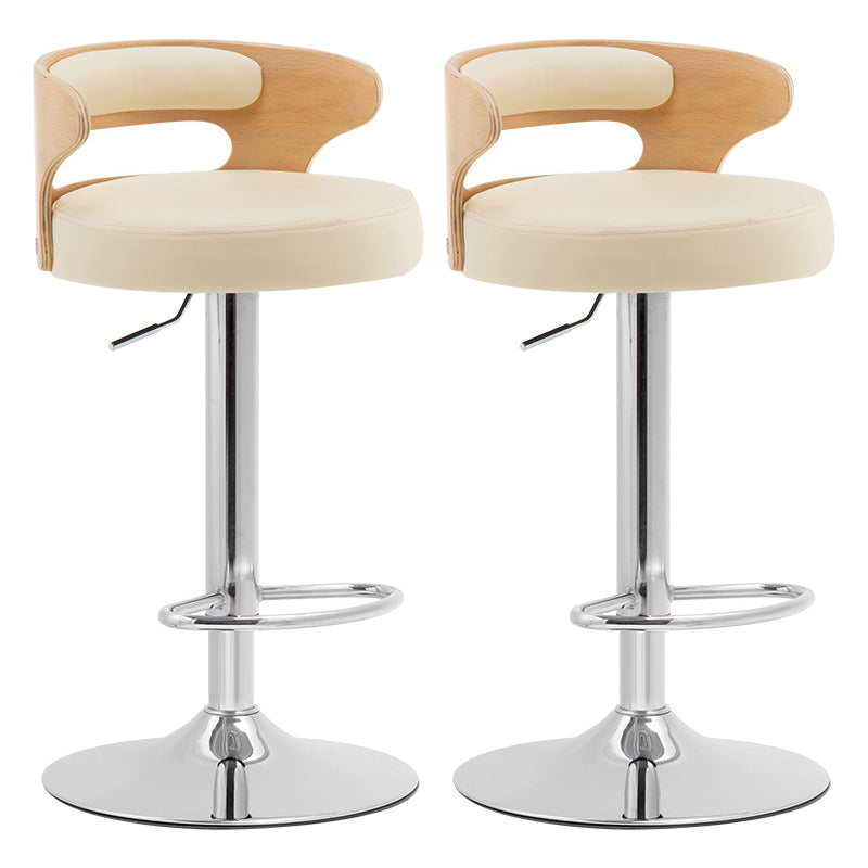 Swivel Adjustable Height Bar Stool Industrial Metal Bristol with Footrest