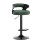 Swivel Adjustable Height Bar Stool Industrial Metal Bristol with Footrest