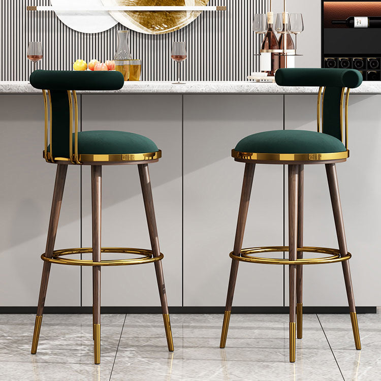 Contatore di sgabelli da barre da bar in metallo contemporaneo per il ristorante