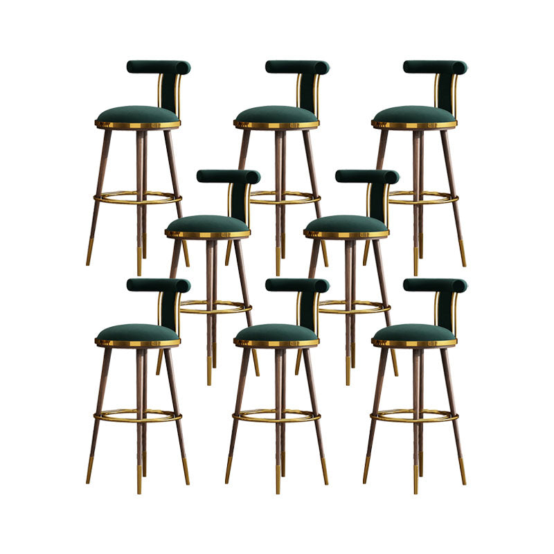 Contatore di sgabelli da barre da bar in metallo contemporaneo per il ristorante