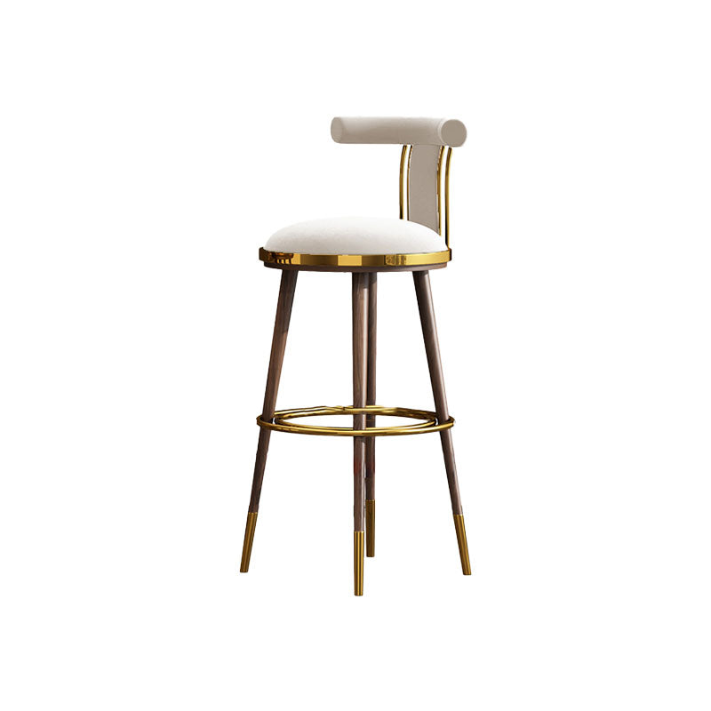 Contatore di sgabelli da barre da bar in metallo contemporaneo per il ristorante