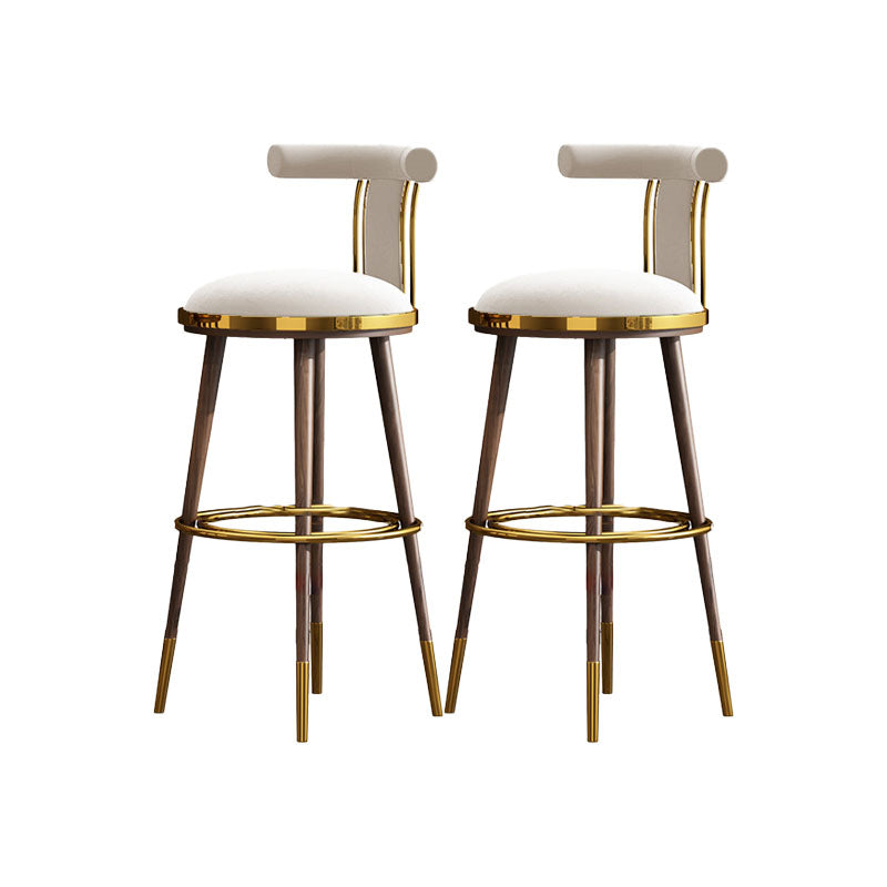 Contatore di sgabelli da barre da bar in metallo contemporaneo per il ristorante