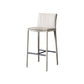 Taburete de barra de metal de estilo contemporáneo