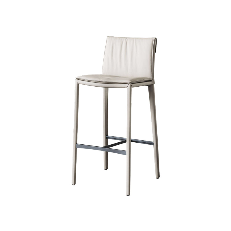 Taburete de barra de metal de estilo contemporáneo