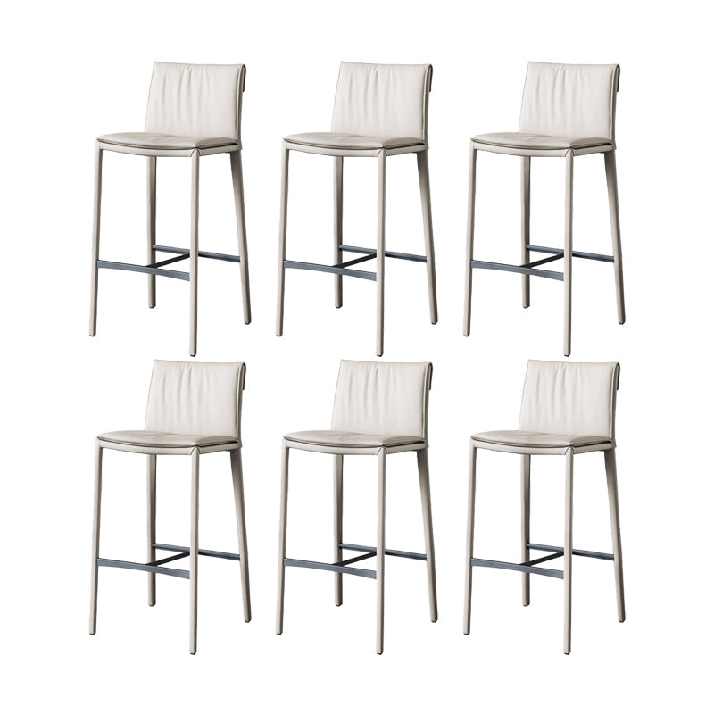 Taburete de barra de metal de estilo contemporáneo