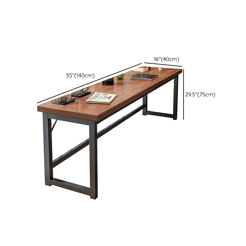 Rectangle Manufactured Wood Bistro Table Modern Pub Table with Metal Frame Clearhalo 'Bar Furniture' 'Bar Tables' 'bar_tables' 'furn' 'furn_bar_tables' 'Furniture' 'Kitchen & Dining Furniture' 7194080