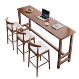 Modern Indoor Bar Stool Table Rectangle Wood Bar Dining Table Clearhalo 'Bar Furniture' 'Bar Tables' 'bar_tables' 'furn' 'furn_bar_tables' 'Furniture' 'Kitchen & Dining Furniture' 7194097