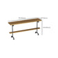 Indoor Industrial Bar Stool Table Metal and Wood Bar Dining Table