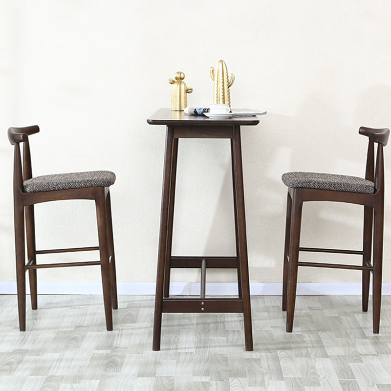 Modern Indoor Bar Dining Table Rectangle Wood Bar Stool Table Clearhalo 'Bar Furniture' 'Bar Tables' 'bar_tables' 'furn' 'furn_bar_tables' 'Furniture' 'Kitchen & Dining Furniture' 7194192