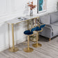 Table de bar d'intérieur spécialisée, table de pub moderne blanche avec rangement en métal
