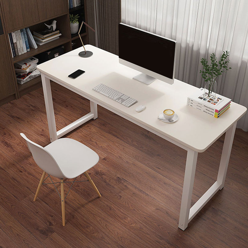 Contemporary Pub Table with Metal Frame Matte Finish Faux Wood Top Bar Table Clearhalo 'Bar Furniture' 'Bar Tables' 'bar_tables' 'furn' 'furn_bar_tables' 'Furniture' 'Kitchen & Dining Furniture' 7194344