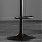 Contemporary Metal Legs Bar Stools Faux Leather Indoor Counter Chair