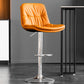 Contemporary Metal Legs Bar Stools Faux Leather Indoor Counter Chair
