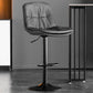 Contemporary Metal Legs Bar Stools Faux Leather Indoor Counter Chair