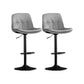 Contemporary Metal Legs Bar Stools Faux Leather Indoor Counter Chair