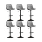 Contemporary Metal Legs Bar Stools Faux Leather Indoor Counter Chair