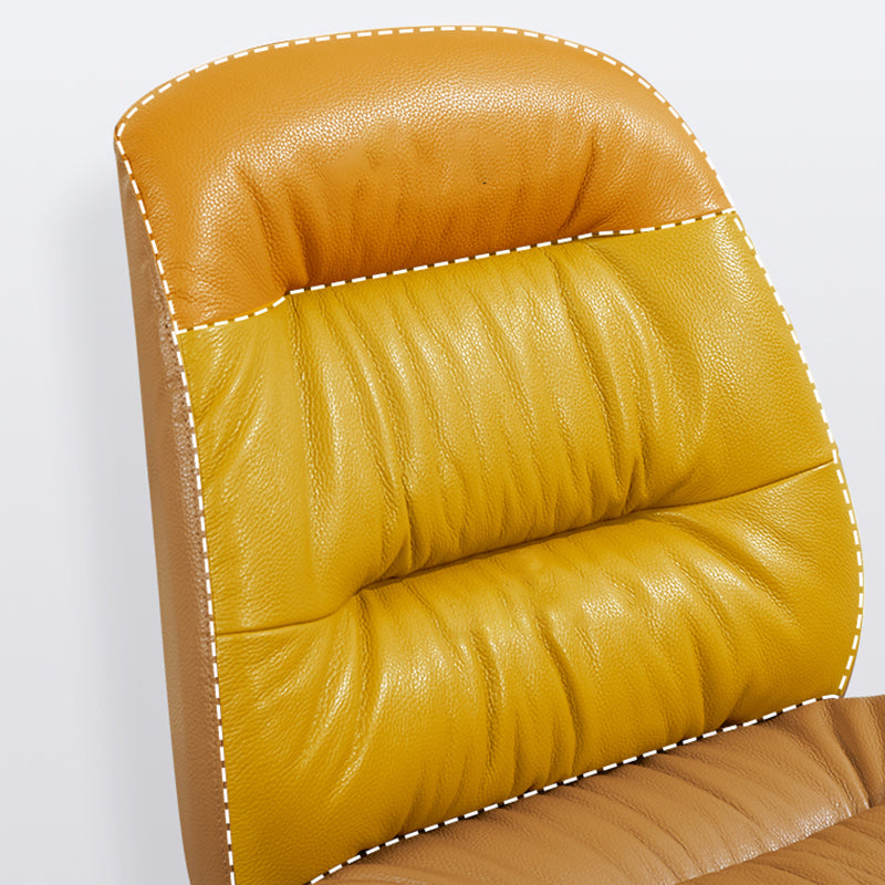 Chaise de bureau moderne Mécanisme d'inclinaison en cuir sans chaise ergonomique pénible