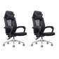 Modern Padded Arms Office Chair Tilt Mechanism Ergonomic Desk Chair with Wheels Black 2 Piece Set Without Footrest Clearhalo 'furn' 'furn_office_chair' 'Furniture' 'Office Chairs' 'Office Furniture' 'office_chair' 7202790