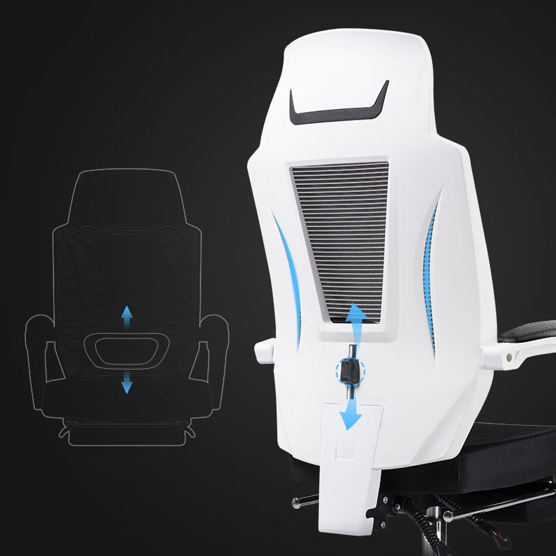 Modern Padded Arms Office Chair Tilt Mechanism Ergonomic Desk Chair with Wheels Clearhalo 'furn' 'furn_office_chair' 'Furniture' 'Office Chairs' 'Office Furniture' 'office_chair' 7202796