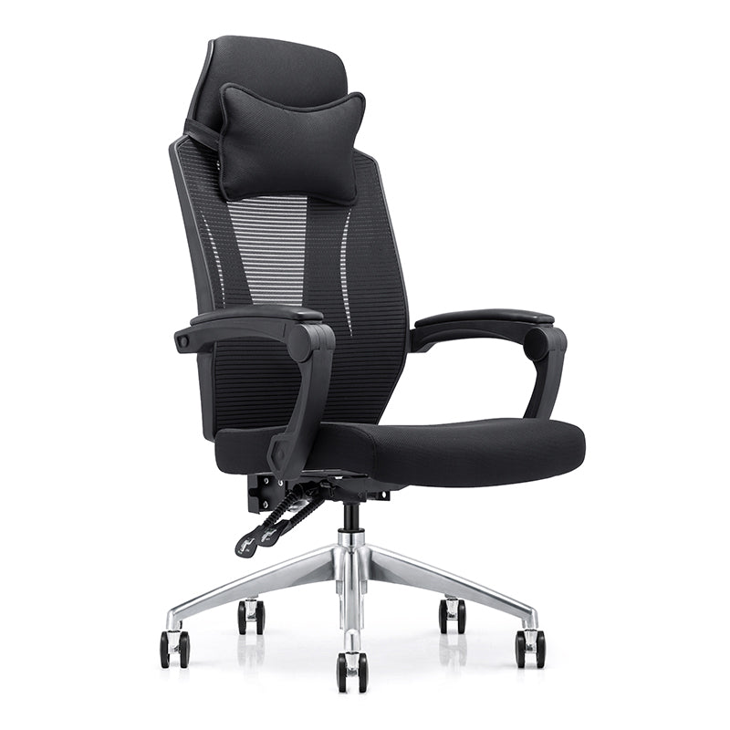 Modern Padded Arms Office Chair Tilt Mechanism Ergonomic Desk Chair with Wheels Clearhalo 'furn' 'furn_office_chair' 'Furniture' 'Office Chairs' 'Office Furniture' 'office_chair' 7202797