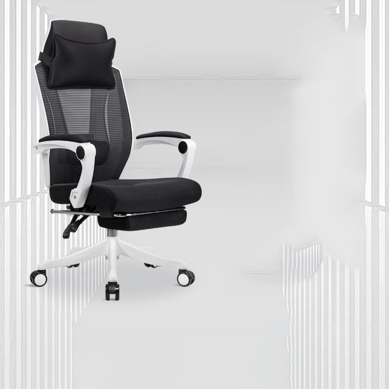Modern Padded Arms Office Chair Tilt Mechanism Ergonomic Desk Chair with Wheels Clearhalo 'furn' 'furn_office_chair' 'Furniture' 'Office Chairs' 'Office Furniture' 'office_chair' 7202806