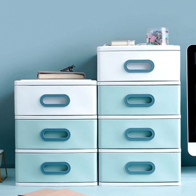 Nordic vertikaler Dateischrank Farbblockschubladen -Aktenschrank