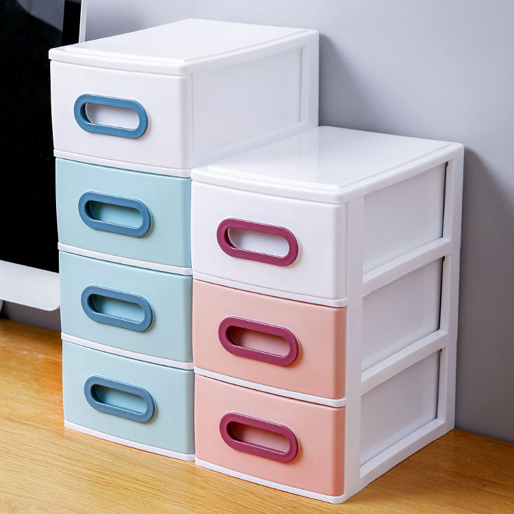 Nordic vertikaler Dateischrank Farbblockschubladen -Aktenschrank