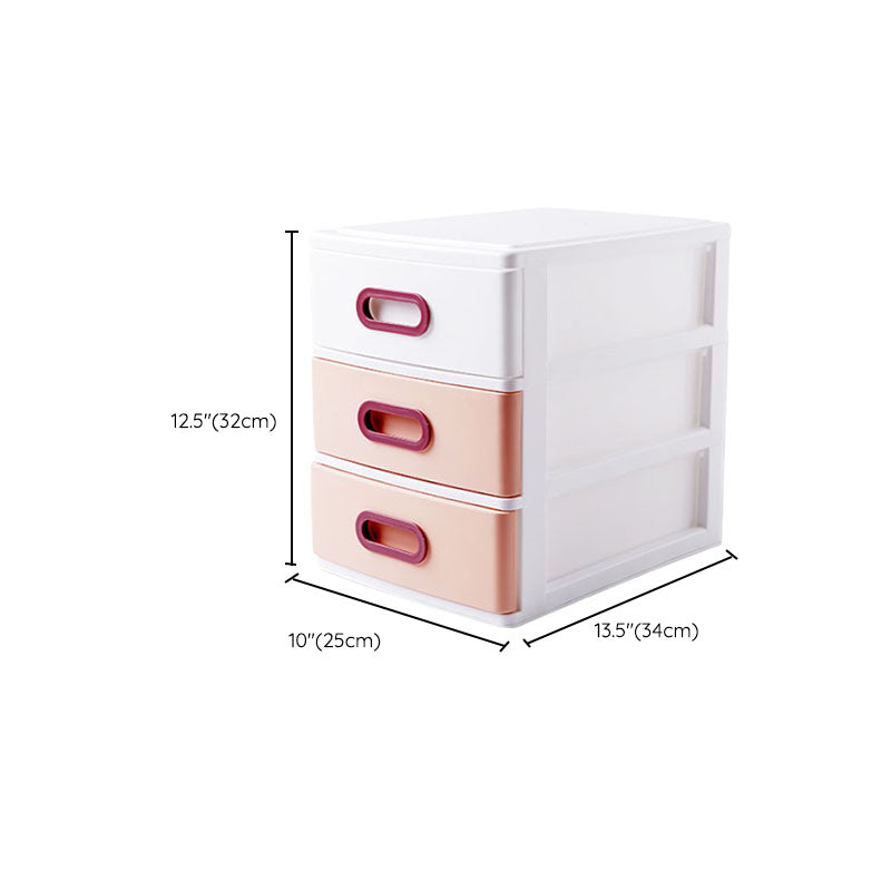 Nordic vertikaler Dateischrank Farbblockschubladen -Aktenschrank