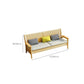 Solid Wood Sectional Sofas Solid Wood Natural Color Sectional Couch Clearhalo 'furn' 'furn_sectionals' 'Furniture' 'Living Room Furniture' 'Sectionals' 7204950