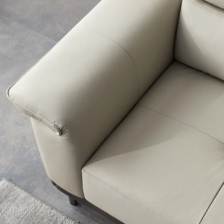 Divano sezionali a forma di L blu di divano a braccio quadrato