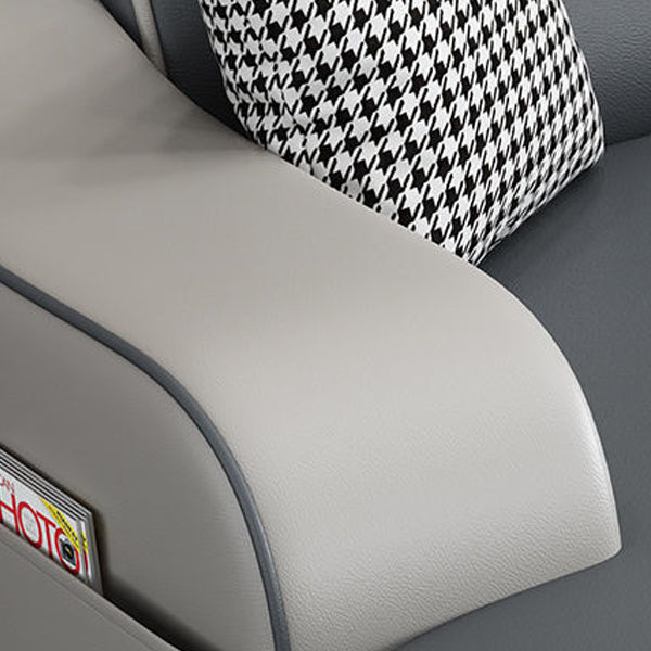 Divani sezionali a forma di L blu soggiorno braccio quadrato divano sezionale