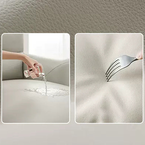 Wooden White Sectional Stain-Resistant Sectional Sofa for Living Room