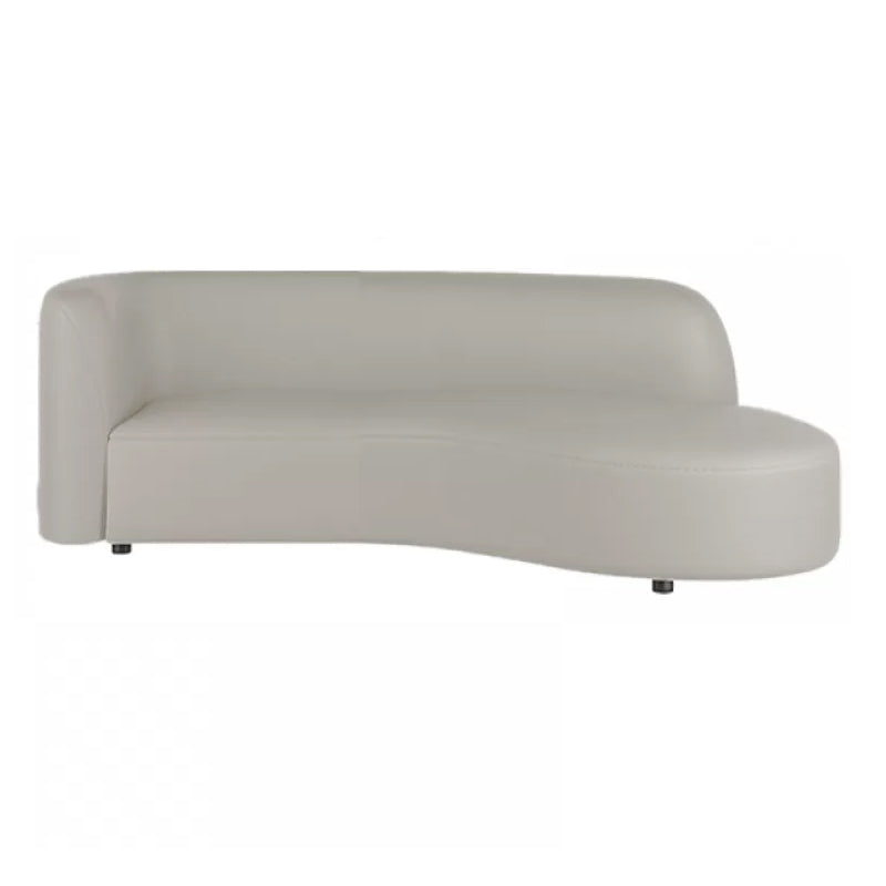 Sofá seccional de manchas seccional de madera gris para sala de estar para sala de estar