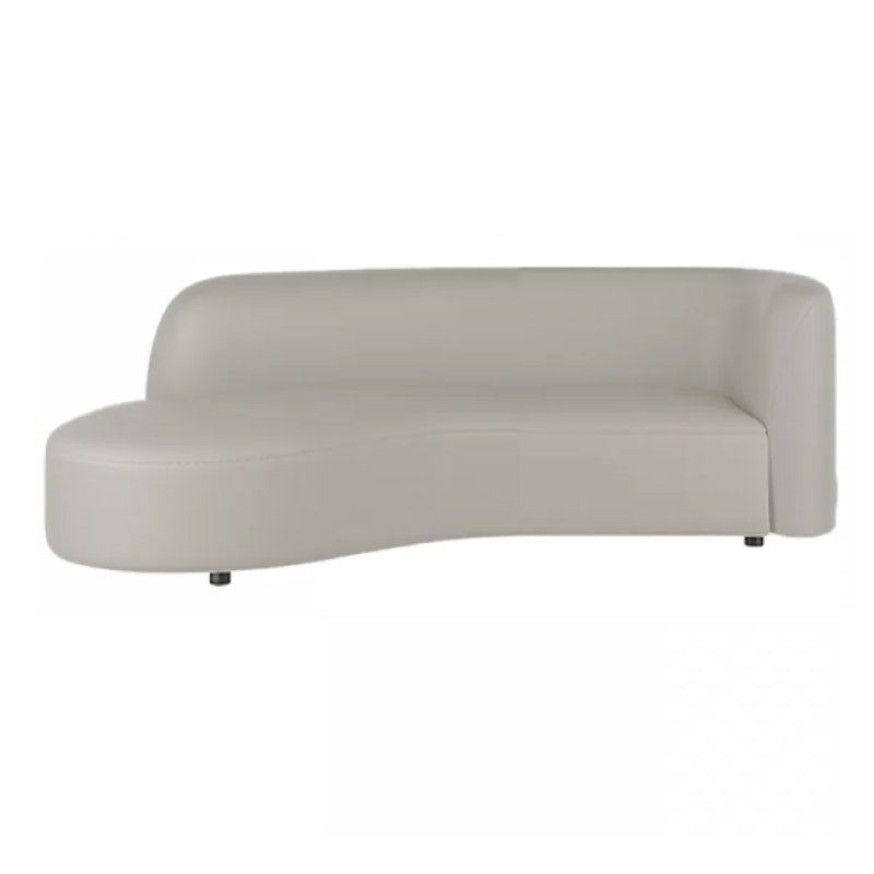 Sofá seccional de manchas seccional de madera gris para sala de estar para sala de estar