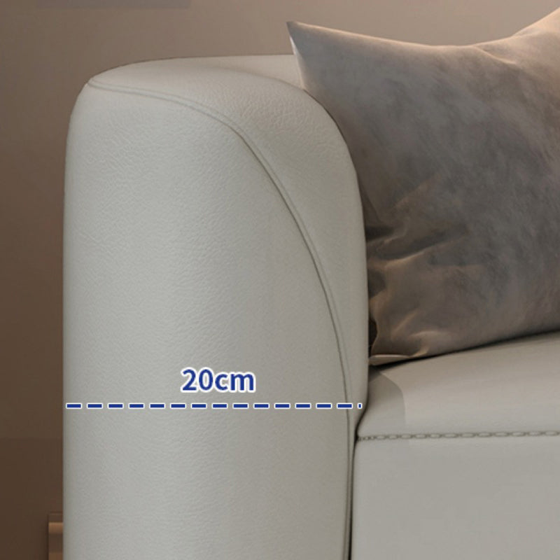 Sofá seccional de manchas seccional de madera gris para sala de estar para sala de estar