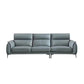 Flared Arms Sectionals Genuine Leather Sectional Sofa for Living Room Genuine Leather Horizontal Clearhalo 'furn' 'furn_sectionals' 'Furniture' 'Living Room Furniture' 'Sectionals' 7205071