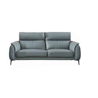 Flared Arms Sectionals Genuine Leather Sectional Sofa for Living Room 2-Seater Sofa Genuine Leather Horizontal Clearhalo 'furn' 'furn_sectionals' 'Furniture' 'Living Room Furniture' 'Sectionals' 7205078